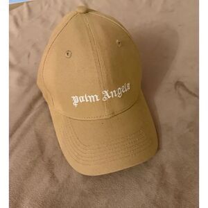 PALM ANGELS Classic Logo Cotton Baseball Cap